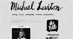 Desktop Screenshot of michaelleviton.com